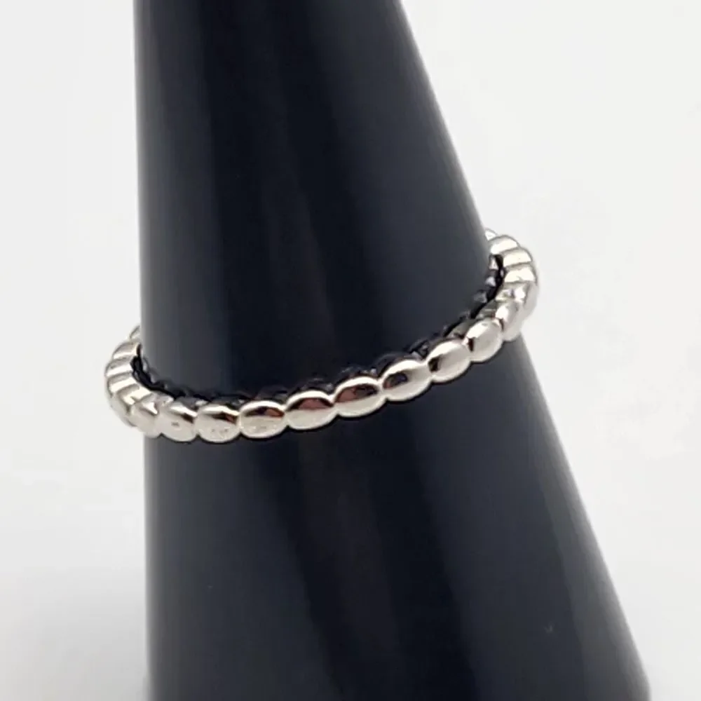 Bomb Party Silver Tone Bead Ring (9)